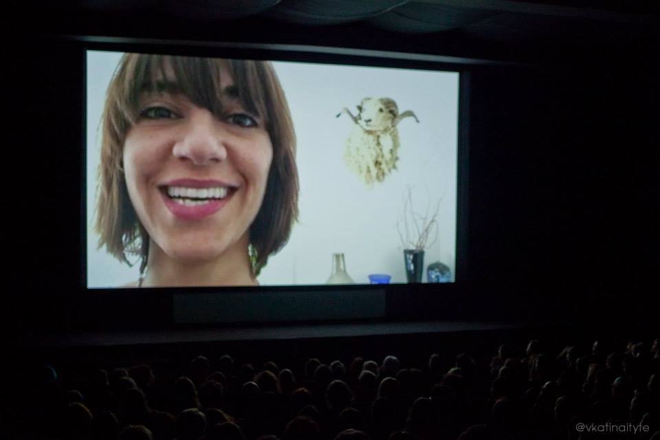 Video pozdrav od režisérky Amírpúr. Foto by: vkatinaityte